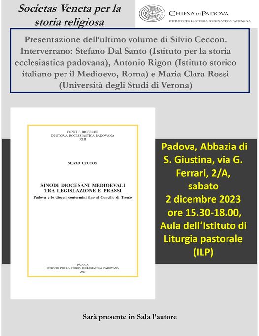 Locandina della riunione 2 dicembre 2023 